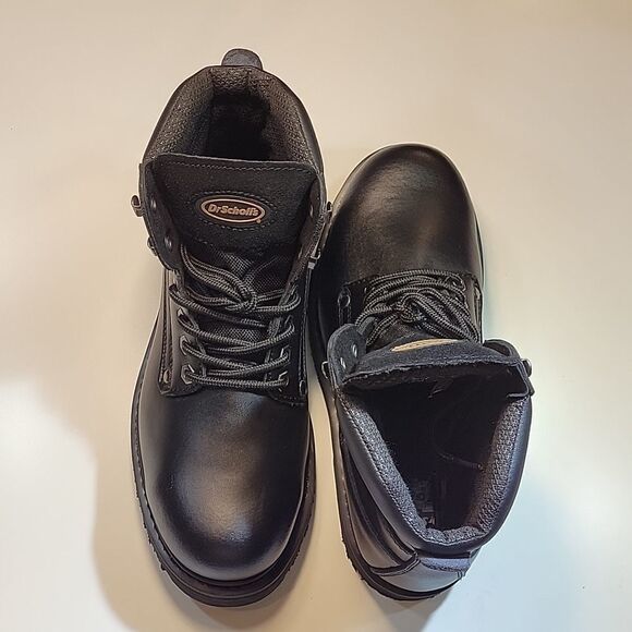 BRAND NEW DrSCHOLL'S LEATHER  OIL AND SLIP RESISTANT ANKLE HIGH MEN'S BOOT - Picture 5 of 14
